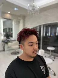 【minimo限定‼️】【37%OFF⁉️】メンズカット+髪質改善カラー(トリートメント3STEP付き)