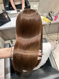 ❄️カット+ライトニングダブルカラー+髪質改善【黒染め、暗染め修正】【色ムラ補正】 【ブリーチなし】
