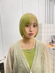 ケアブリーチ＋カラー＋髪質改善トリートメント