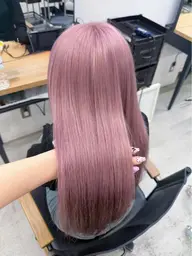 【ピンクにしたい方💖】 ブリーチカラー+うる艶トリートメント