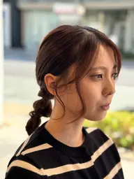【イベント前に✨¥4,900】ヘアセット+前髪・顔まわりカット