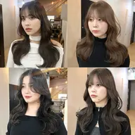 【ロング限定スペシャルケア】韓国式小顔レイヤーカット＋ダメージレスケアカラー＋髪質改善”oggiotto”プレミアム