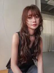 【当日予約OK😚】☘️トーンアップへアカラー寒色❄️⋆.