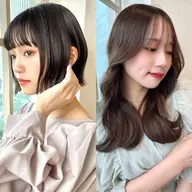 韓国式2wayバング顔周り🇰🇷＋高級オージュアトリートメント💕︎