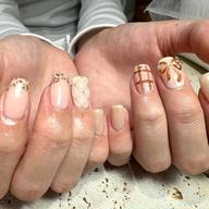 【オフ有り⚠️】持ち込みアート5〜6本コース🌱他の指ラメグラorワンカラー
