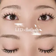 (ご新規様限定)フラットラッシュ120本.⋆𝜗𝜚(コーティング付き)🌺担当:椿原