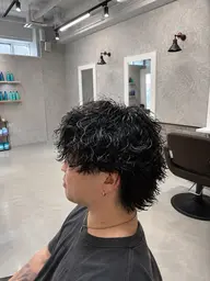 【人気No.1】メンズカット+ツイストスパイラル・波巻きパーマ