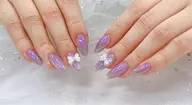 (自爪)💖マグネットフレンチ+リボン2個(オフあり80分)
