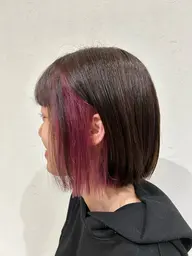 【🧞♂️ブリーチ込み価格🧞♂️】全体カラー+イヤリングカラー
