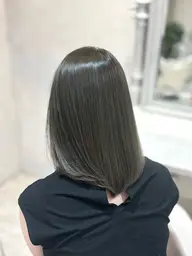透明感カラーorグレイカラー🫧🩵+シャンプーブロー込み