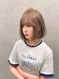 【🤍8月ご新規様限定価格🤍】ブリーチなしダブルカラー+髪質改善クイックトリートメント🤍