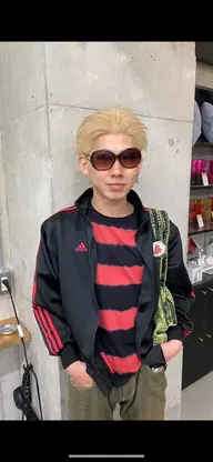 【ホワイト系】 トリプルカラー+メンズカット+Aujuaケアマスク