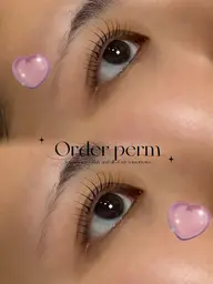 選べるまつげパーマ🎶💞Order perm【マツエクオフあり】