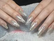 🪞オーロラ・ミラーネイル🎀【クリア・ベース】