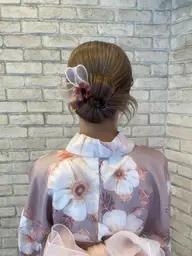 【夏にぴったり☀️】浴衣着付け+ヘアセット🌿
