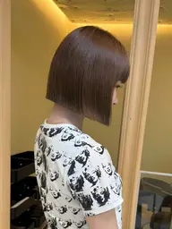 🐝似合わせボブ🐝カット+透明感カラー+髪質改善トリートメント