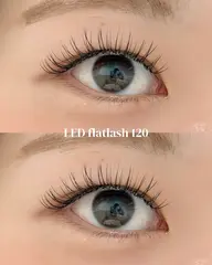 ︎︎☁【オフあり】LEDフラットラッシュ120本 ※10分前来店必須 ※現金のみ