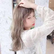 【ブリーチしないで外国人風カラー&前処理TR付】ダメージレス◆イルミナカラー&内部補修TR ¥7500