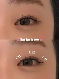 【🫧ミニモ限定🫧】フラットラッシュ100本+コーティング仕上げ🎀オフ込み◎