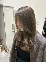 うる艶メニュー💓カット+髪質改善ケアカラー+TOKIOトリートメント+超音波アイロン