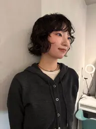 【 カット+ パーマ + Aujuaトリートメント🌿 】 "レディース,ボブ,ロング,ウルフ "