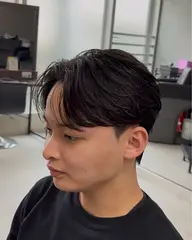 【🇰🇷やわらかい毛流れを作りたい方🇰🇷】メンズカット+ニュアンスパーマ+ケアパーマ付