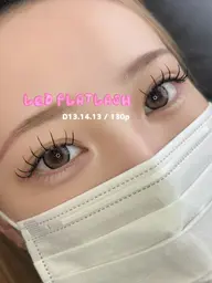 ＬＥＤフラットラッシュ“100本”♡オフなし♡
