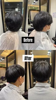 💇🏽メンズカット➕プチスパ💆🏼‍♂️/襟足あり不可/カットモデル