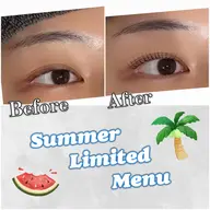 【🌻夏限定🍉】似合わせまつ毛パーマ＋美眉アイブロウWAX