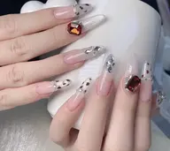 💅 チップ長さだし持ち込みデザイン10本【初回ジェル自爪オフ無料】