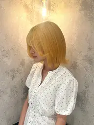 抜きっぱなしブロンドヘア‎🤍✨️ブリーチ1回