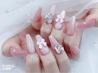 💕💕チップ長さ出し＋持ち込みデザイン(デザイン、6本まで)￥13980→￥11980