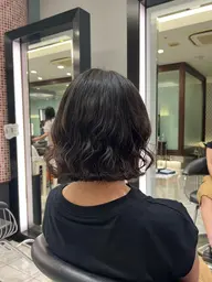 【アイロンいらずでセットが楽になる♥】カット+パーマ◎
