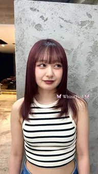 🎀カット＋ブリーチなしWカラー＋保湿トリートメント(ロング料金なし)