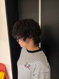似合わせカット+デザインパーマ