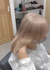 6月限定‼️[🌸🫧うる艶スチームトリートメント付き🫧🌸] 🧼🥣ケアブリーチ➕カラー➕カット🥣🧼