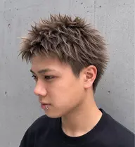 【人気No. 3】🔥スパイキーショート➕ブリーチ🔥
