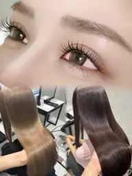 💖アイ×ヘア限定セットクーポン💖【束感まつ毛パーマ🪄➕透明感ワンカラー🫧➕髪質改善プラチナトリートメント🤍】