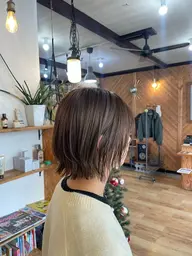 【透明感カラー✂️】ワンカラー¥6600〜(ミディアム、ロングの方はプラス¥1100)