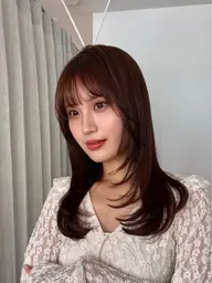【韓国ヘア🇰🇷♬.*゚】似合わせレイヤーカット ➕ 前髪カット➕シャンプーブロー付