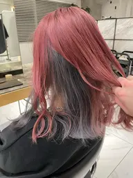 ケアブリーチダブルカラー☘️＋透明感カラー🌱＋ナノスチームトリートメント🌲