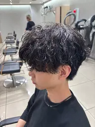 流行ど真ん中💫骨格矯正カット+シャドウパーマ🐺🌈