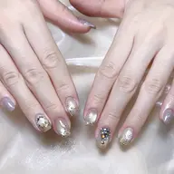 🌸【6本シンプフ持ち込み】🌸 画像参考に繊細なデザインを施し、残りはワンカラーOrラメグラデ ソフトジェルオフ無料