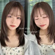 〈 💘人気no.1💘 〉カット+艶カラー+髪質改善ツヤトリートメント🫧