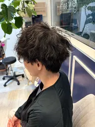 メンズカット+ツイストor波巻きパーマ🐶
