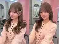 【人気度⭐️⭐️⭐️⭐️】韓国風カット➕ブリーチなしダブルカラートリートメント➕巻きおろし{韓国ヘア/渋谷美容室}