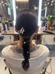 【お呼ばれ】編みおろしヘアアレンジ