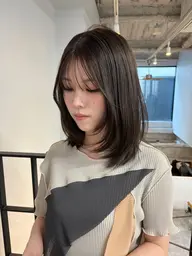 《50%オフメニュー🩶》人気No.1メニュー‼️カット+カラー+スペシャル髪質改善トリートメント✨️