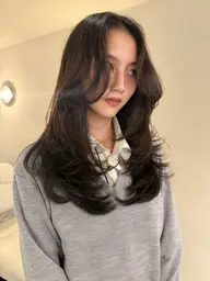 5900円➞4900円【ナチュラルカラー✨+カット+トリートメント】ナチュラルなブラウン系がこのお値段‼️