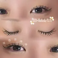 フラットラッシュ100本.⋆𝜗𝜚(コーティング付き)🌺担当:椿原